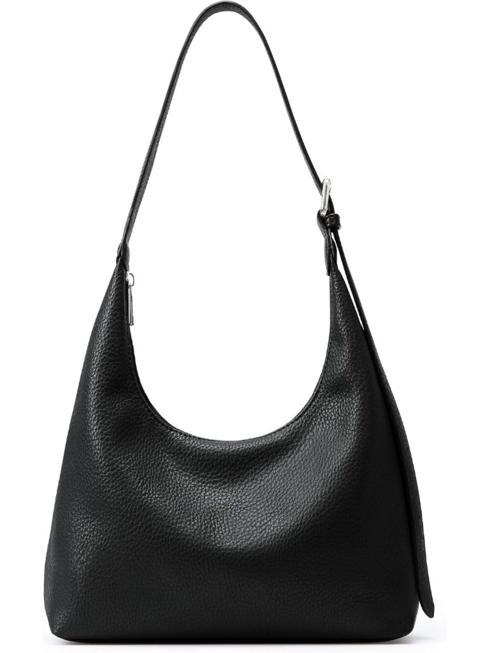 Crescent Tote Bag, Women Underarm Hobo Everyday Zipper Handbag Work